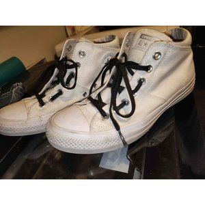 Hi-Top White Converse 8.5 Women